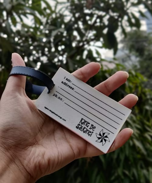Pride Flag Bag Tag